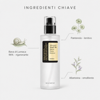 Ingredienti chiave: bava di lumaca 96%, pantenolo, allantoina