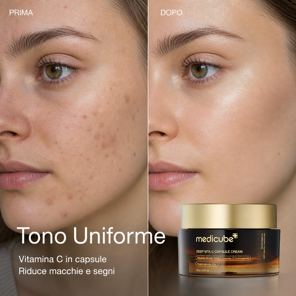 Medicube Deep Vita C Cream - Crema Illuminante 55g - immagine lifestyle